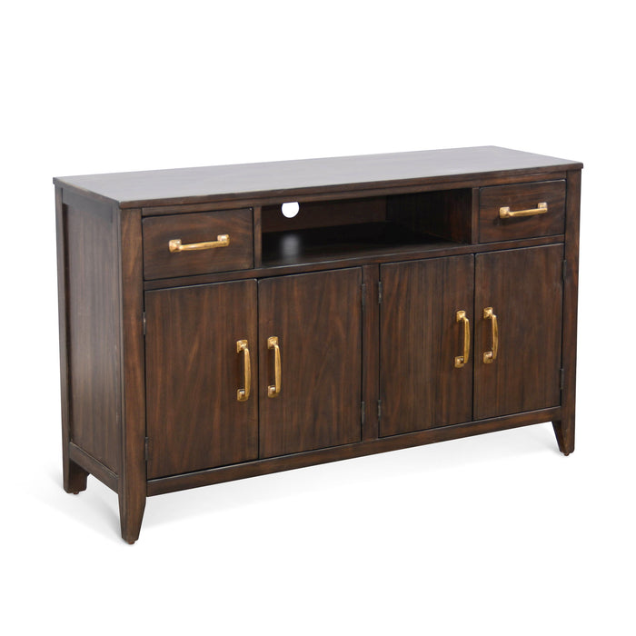 Media Console With Two Cabinets