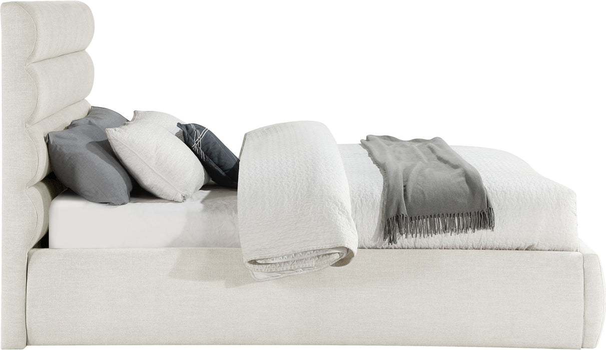 Adam - Linen Fabric Bed With 52" Headboard