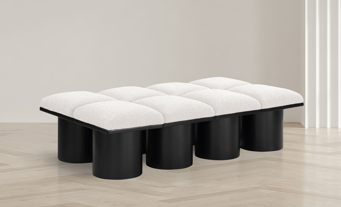 Pavilion - 8 Piece Modular Bench With Black Base