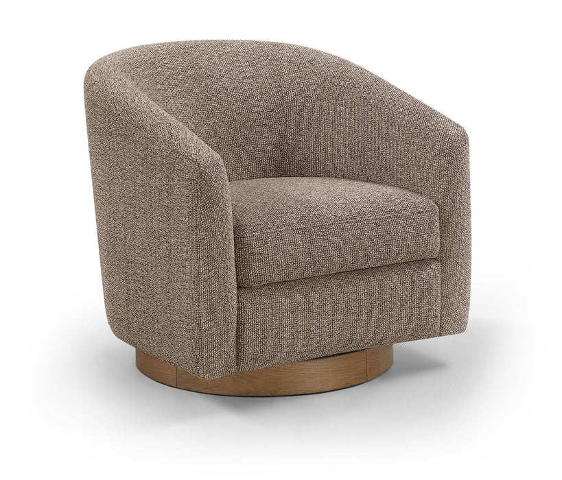 Modra - Performance Fabric Upholstered Swivel Accent Chair