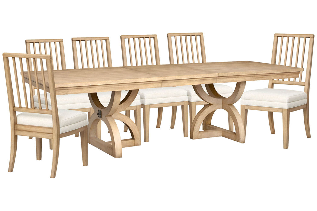 Coventry - Extendable Trestle Dining Table Set