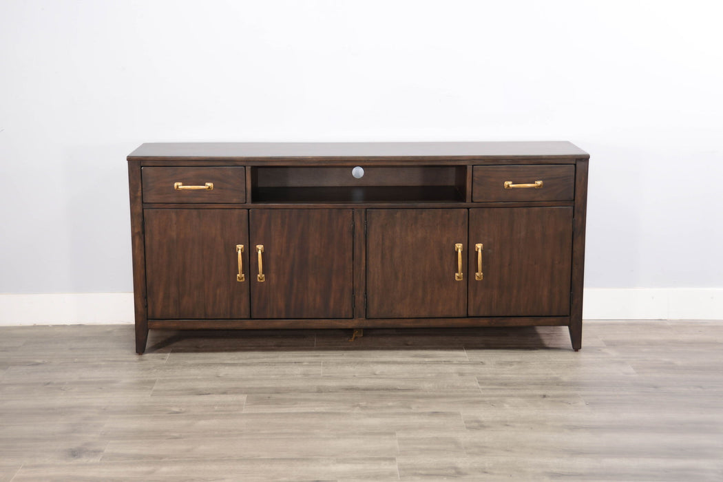 Media Console With Two Cabinets