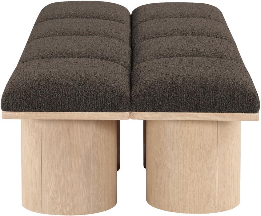 Pavilion - 8 Piece Modular Bench With Natural Base