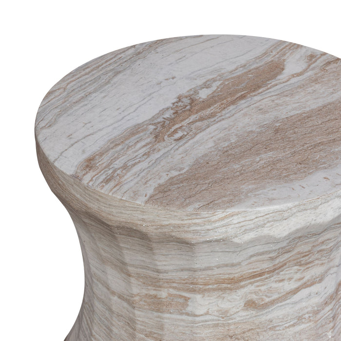 Terralune - Indoor Outdoor Side Table - Oasis Concrete Finish