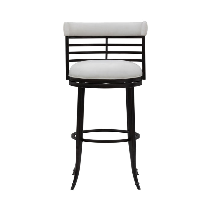 Telia - Upholstered Swivel Bar Height Barstool