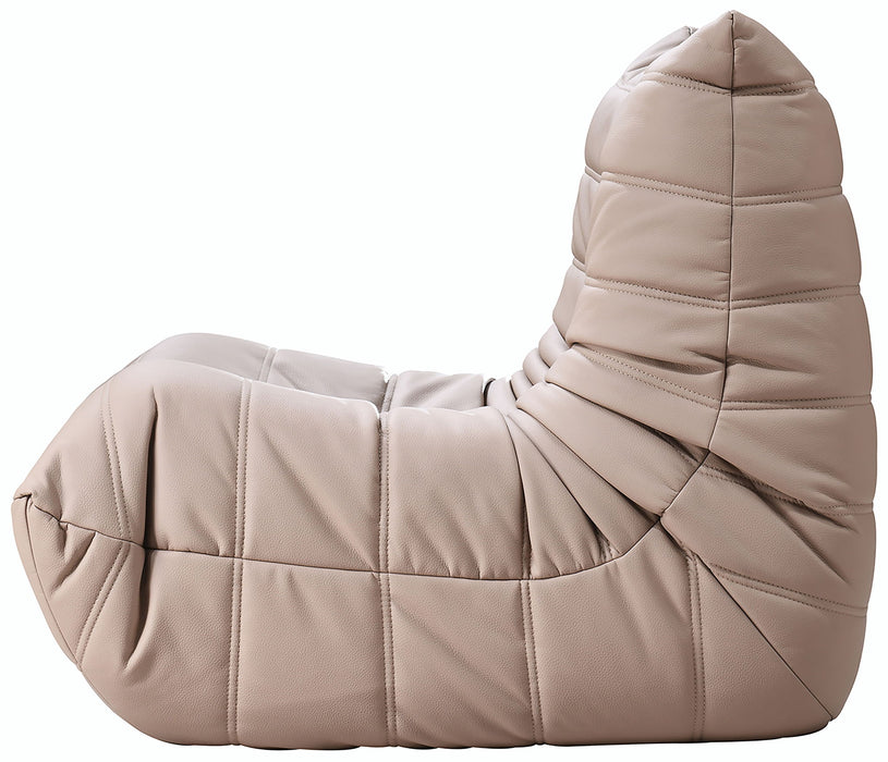 Relax - Vegan Leather Upholstered Chair - Tan