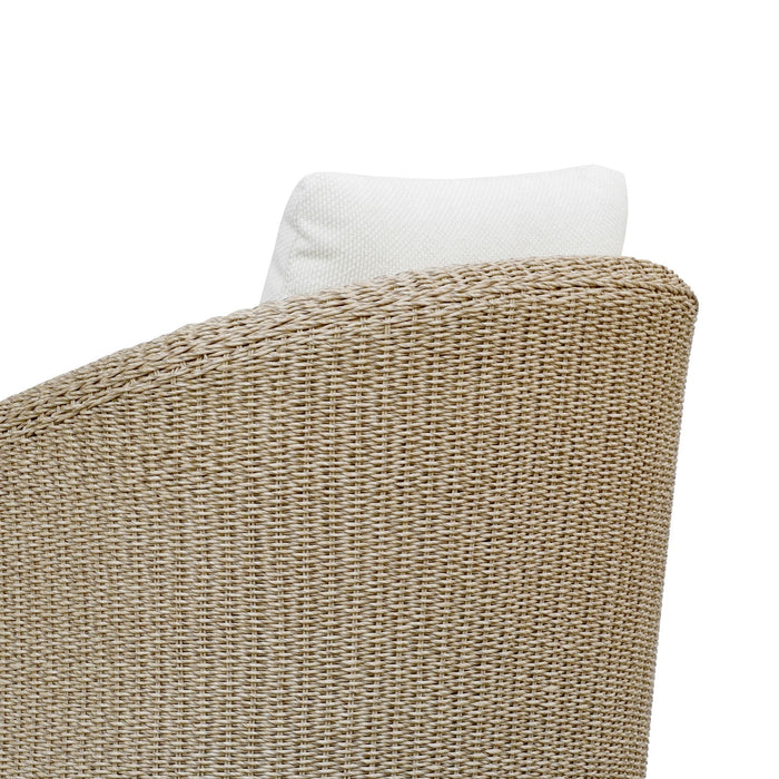 Pavilion - Outdoor Swivel Club Chair - White