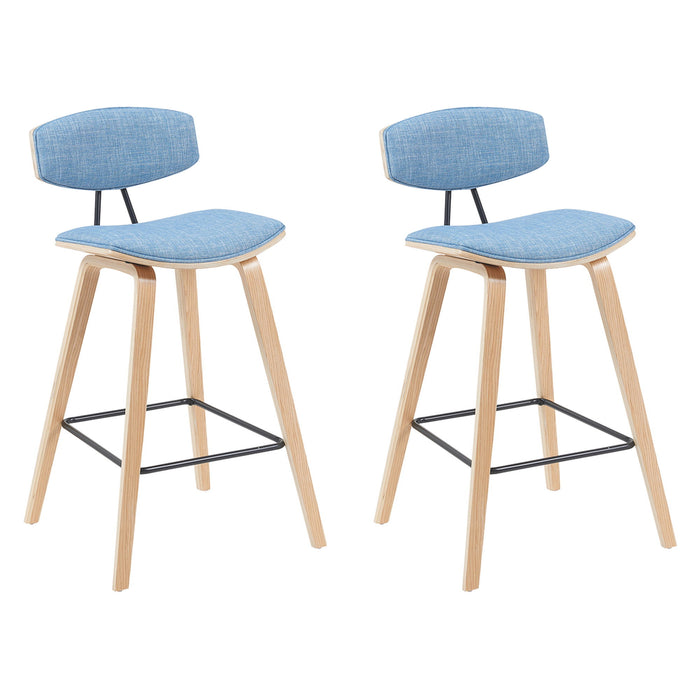 Fox - Swivel Bar Height Stool - Light Brown