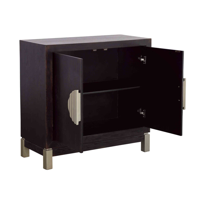 Medici - Two Door Cabinet - Black / Gold