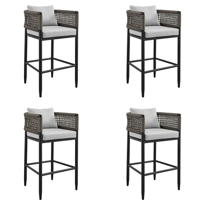 Alegria - Outdoor Patio Counter Height Bar Stool Set of 2
