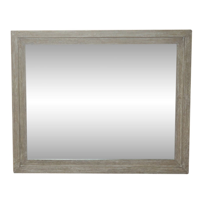 Belmar - Landscape Mirror - Washed Taupe