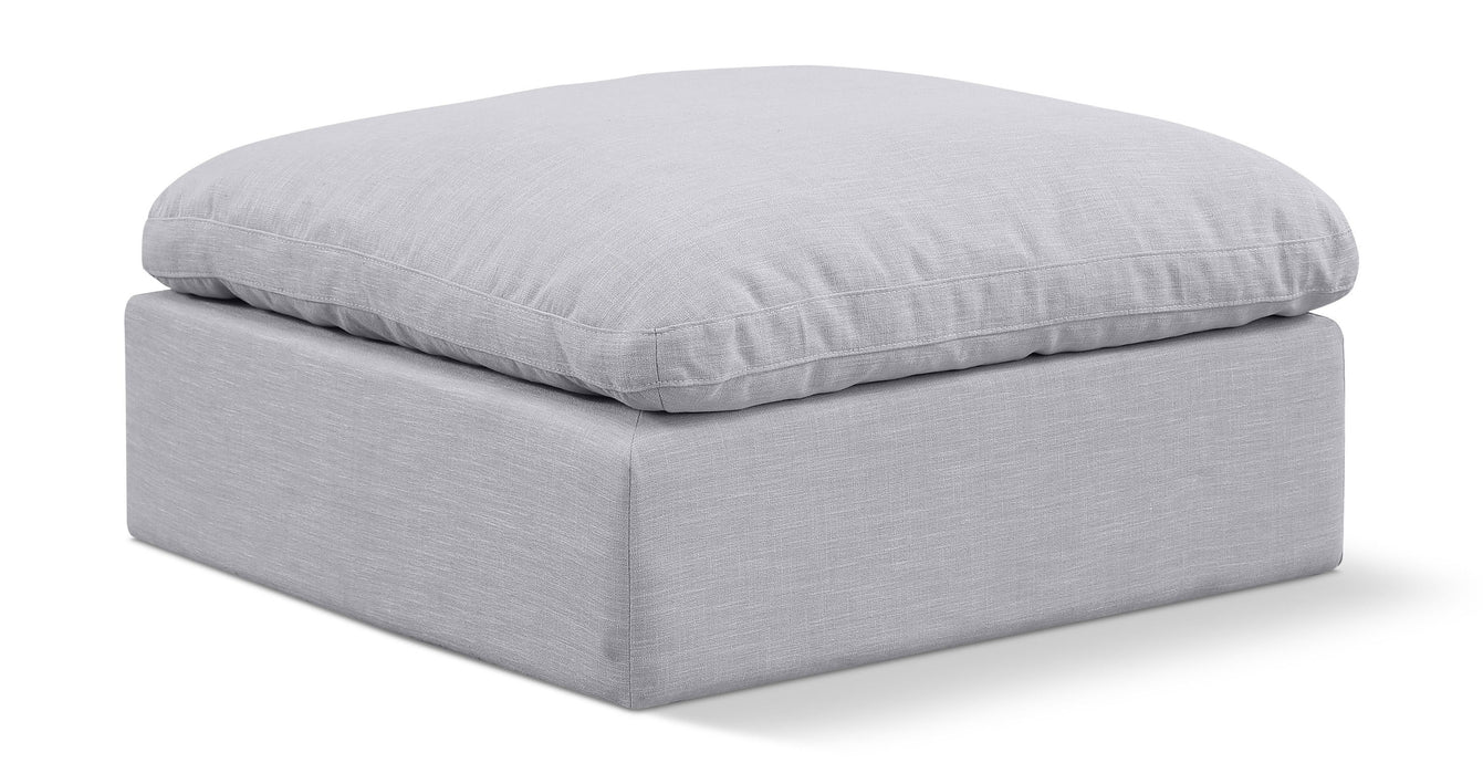 Indulge - Linen Ottoman
