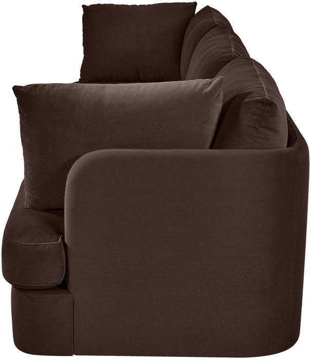 Hammond - Velvet Performance Fabric Upholstered 3 Piece Sofa