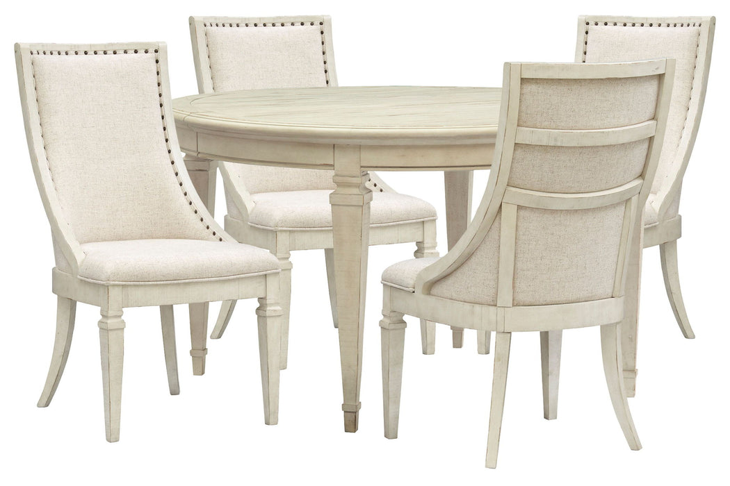 Newport - Extendable Round Dining Table Set
