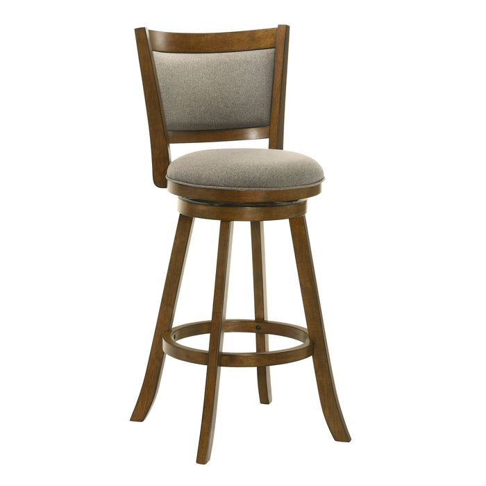 Aiden - Modern Farmhouse Swivel Wood Bar Height Kitchen Bar Stool