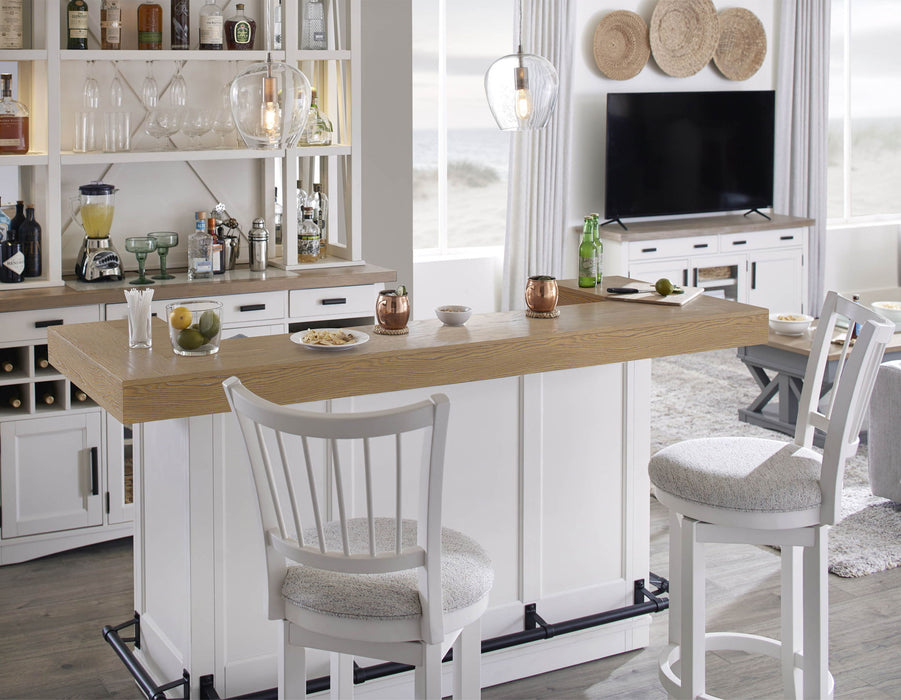 Americana Modern Dining - Bar With Quartz Insert - Cotton