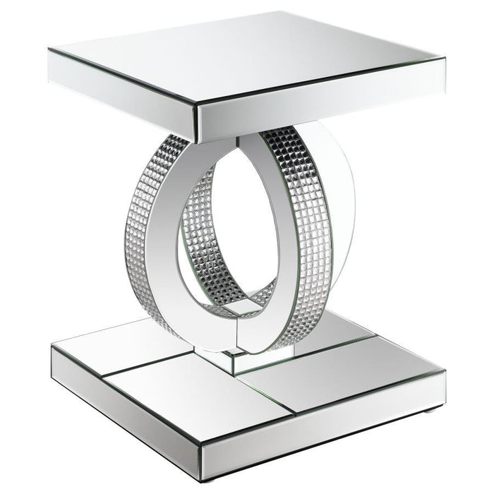 Breena - Square End Table - Mirror