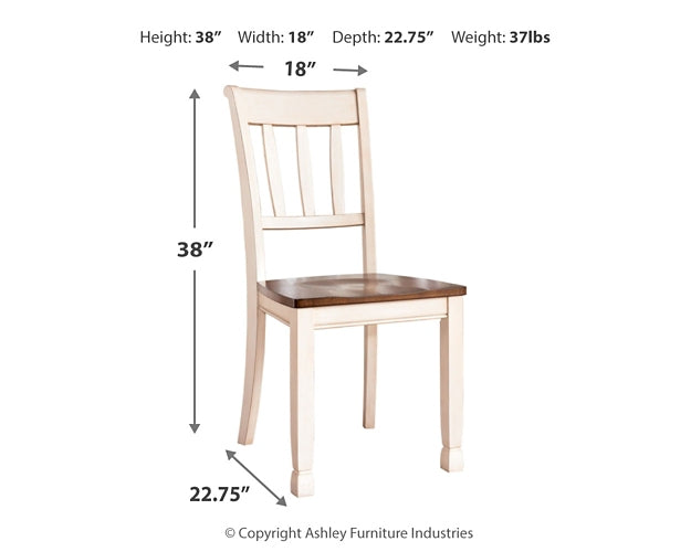 Whitesburg Dining Room Side Chair (2/CN)