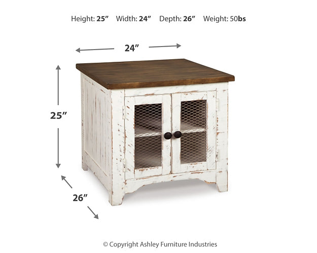 Wystfield Rectangular End Table