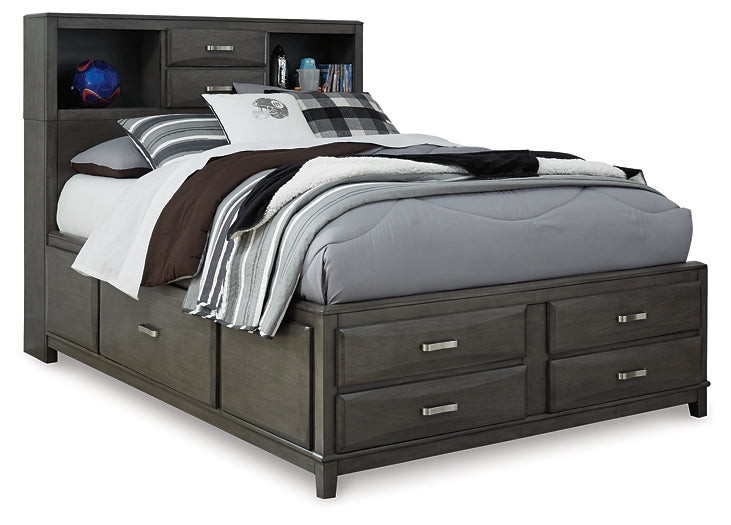 Caitbrook  Storage Bed With 8 Drawers