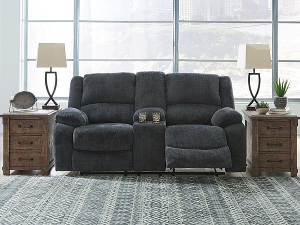 Draycoll DBL Rec Loveseat w/Console