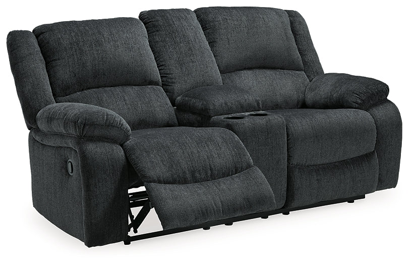 Draycoll DBL Rec Loveseat w/Console