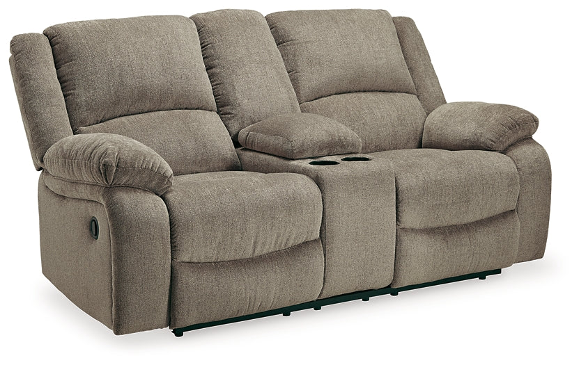 Draycoll DBL Rec Loveseat w/Console