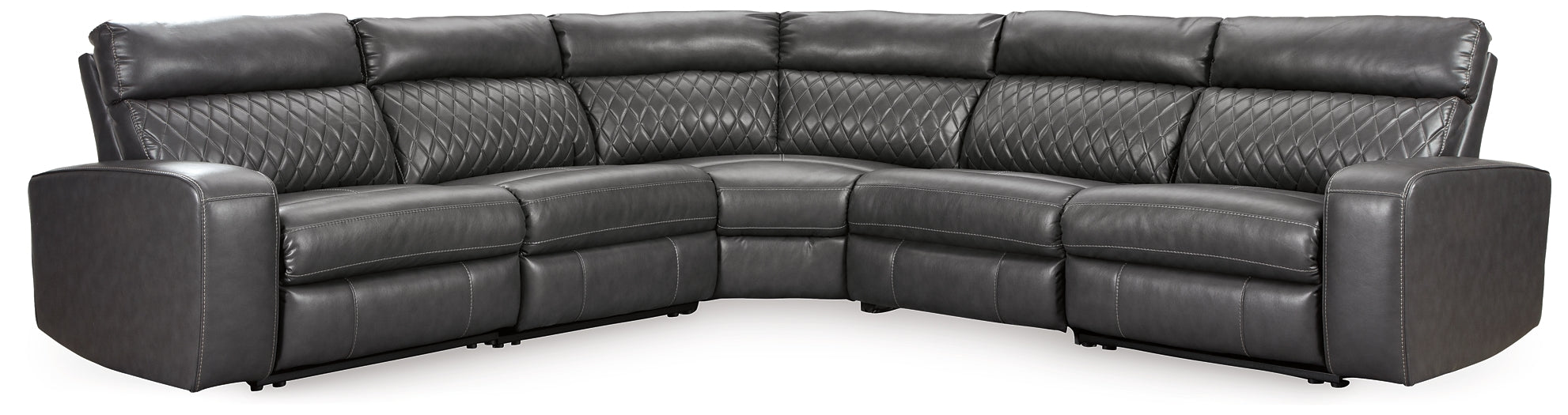 Samperstone 5-Piece Power Reclining Sectional