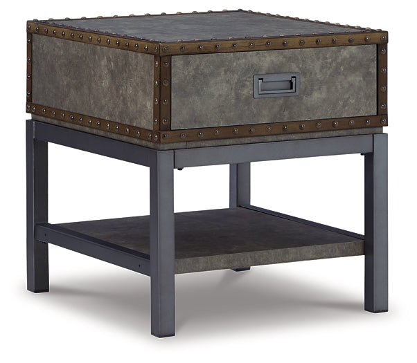 Derrylin Rectangular End Table