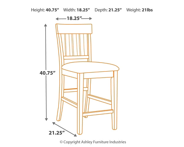 Ralene 2-Piece Bar Stool