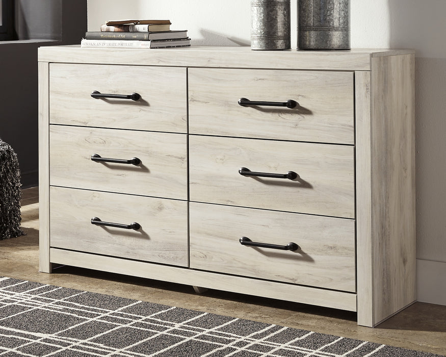 Cambeck  Panel Bed With 2 Storage Drawers With Dresser