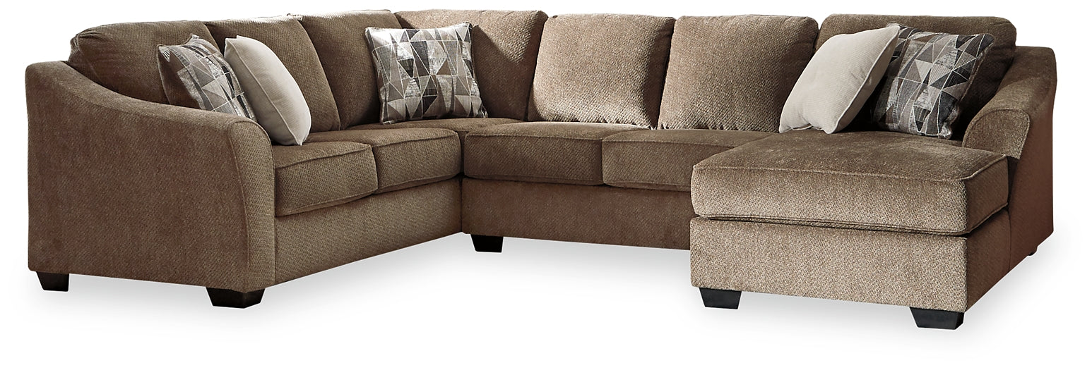 Graftin 3-Piece Sectional with Ottoman