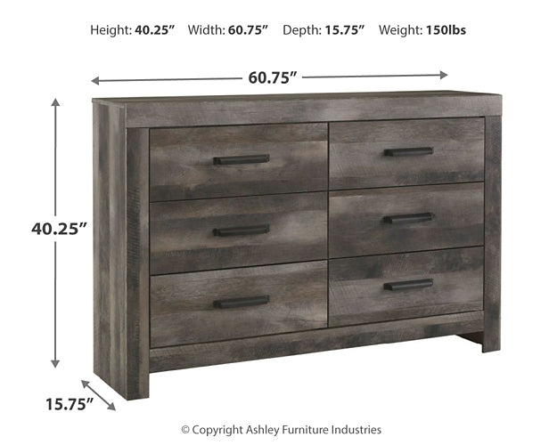 Wynnlow Queen Panel Bed with Dresser