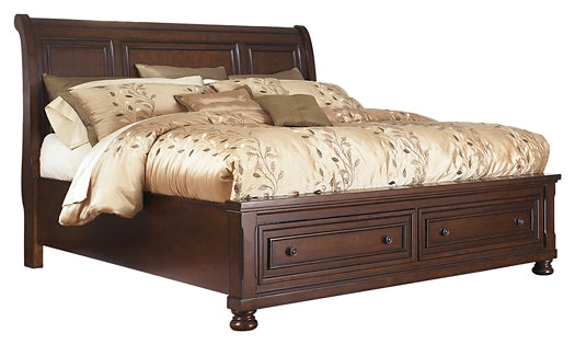 Porter  Sleigh Bed With Dresser