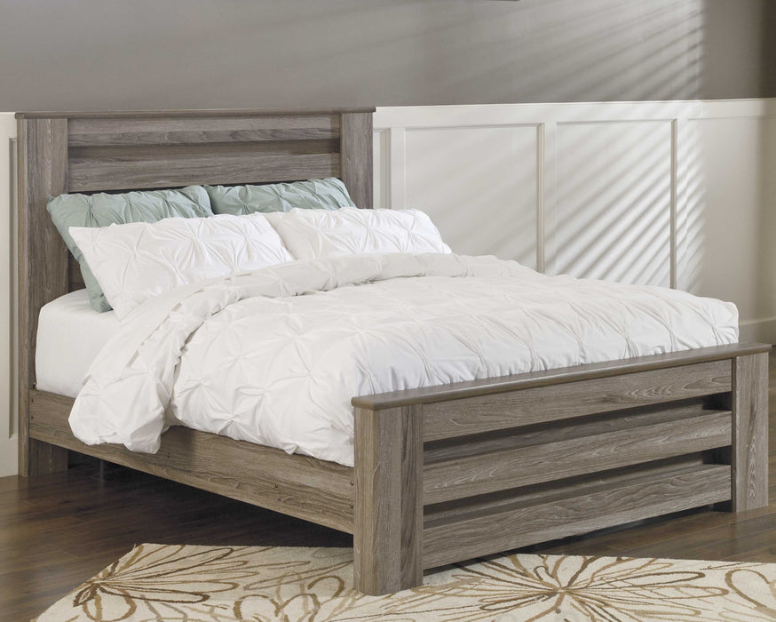 Zelen Queen Panel Bed with Dresser