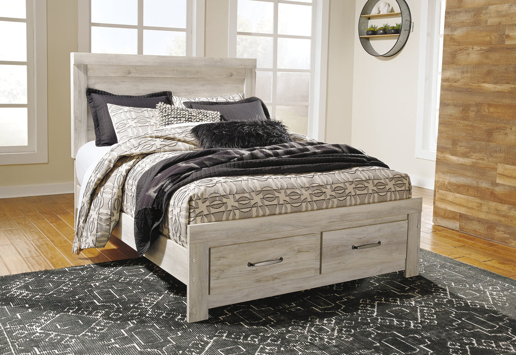 Bellaby  Platform Bed With 2 Storage Drawers With Mirrored Dresser