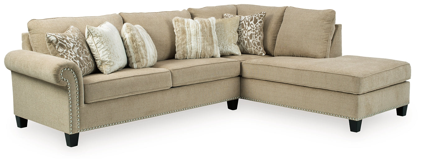 Dovemont 2-Piece Sectional with Chair and Ottoman