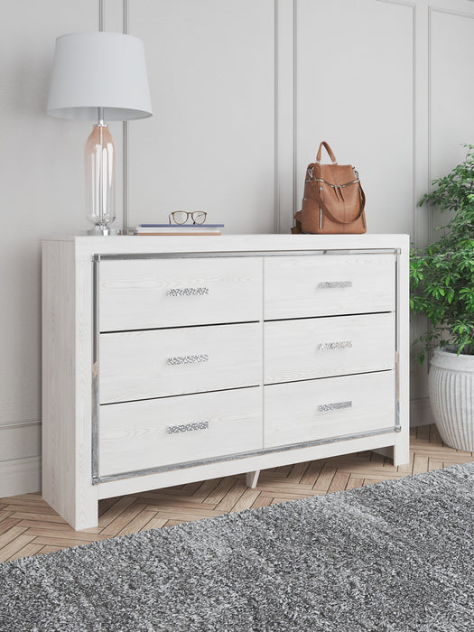 Altyra King Panel Bed with Dresser