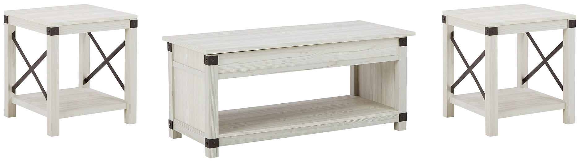 Bayflynn Coffee Table with 2 End Tables