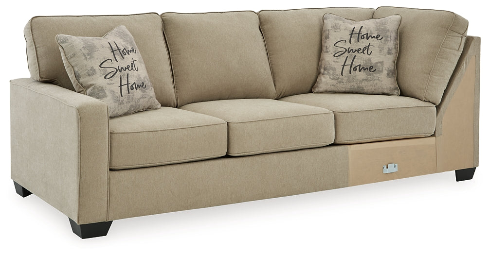 Lucina 3-Piece Sectional with Ottoman