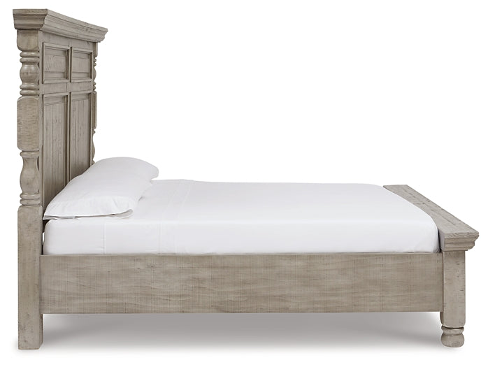 Harrastone Queen Panel Bed with Dresser