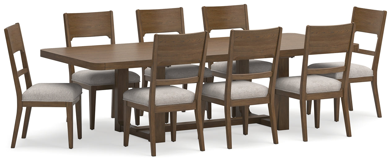 Cabalynn Dining Table and 8 Chairs