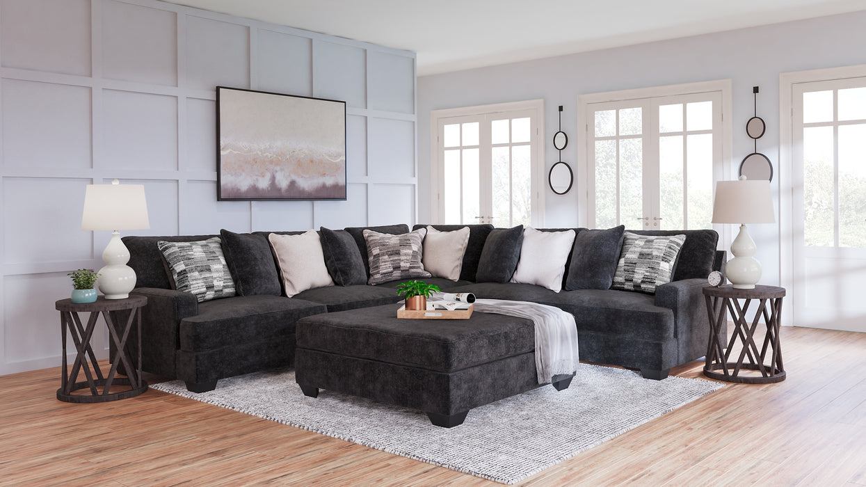 Lavernett 3-Piece Sectional with Ottoman