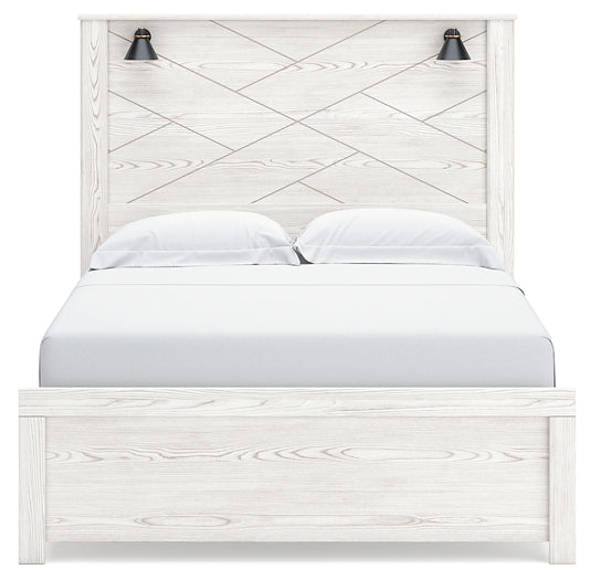 Gerridan Queen Panel Bed with Dresser and 2 Nightstands