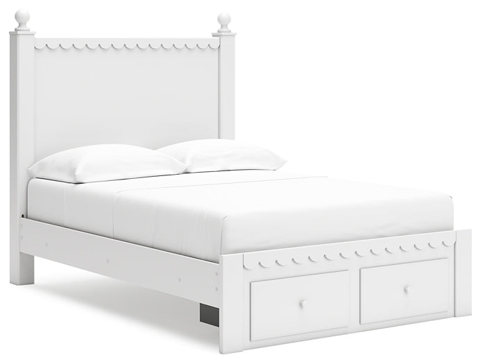 Mollviney  Panel Storage Bed