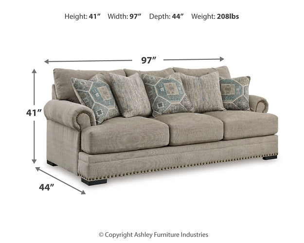 Galemore Sofa, Loveseat, Chair and Ottoman