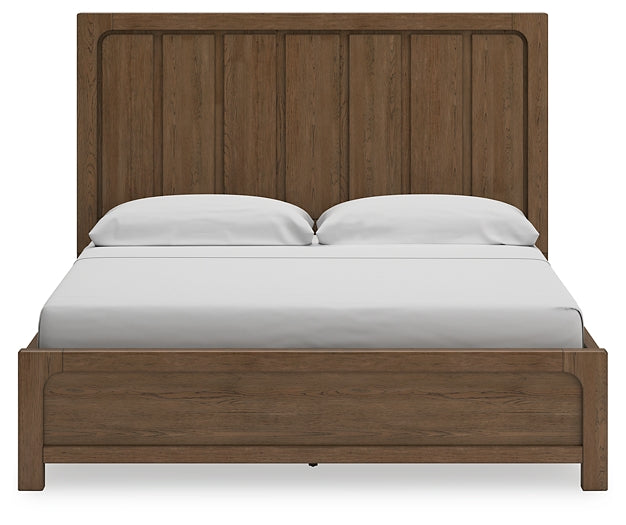 Cabalynn California King Panel Bed with Dresser and Nightstand