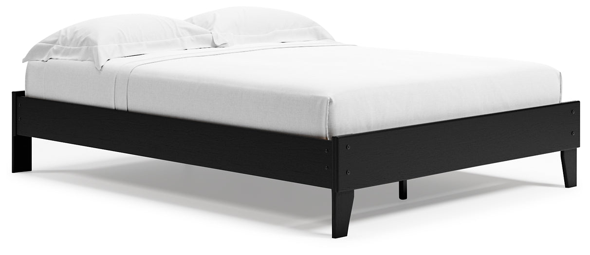 Finch Queen Platform Bed with 2 Nightstands