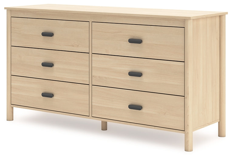 Cabinella Full Platform Panel Bed with Dresser