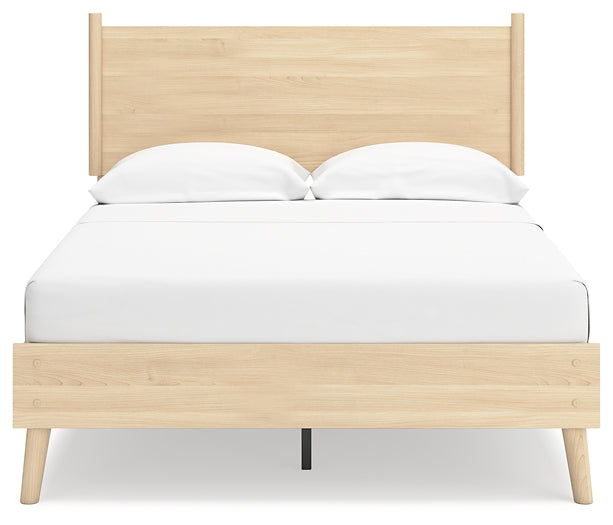 Cabinella Full Platform Panel Bed with Dresser